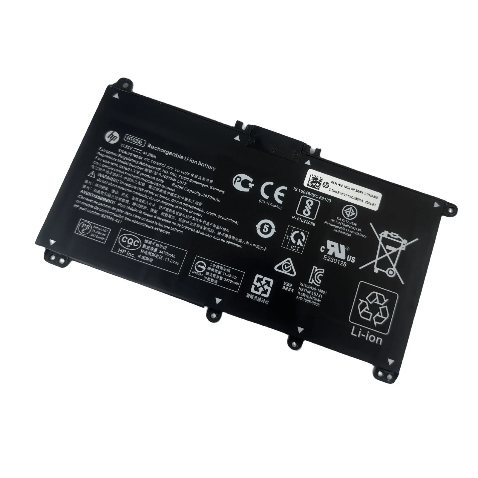 Genuine OEM HT03XL Battery for HP Pavilion L11421-2C2 L11119-855 15-CS 15-DA New