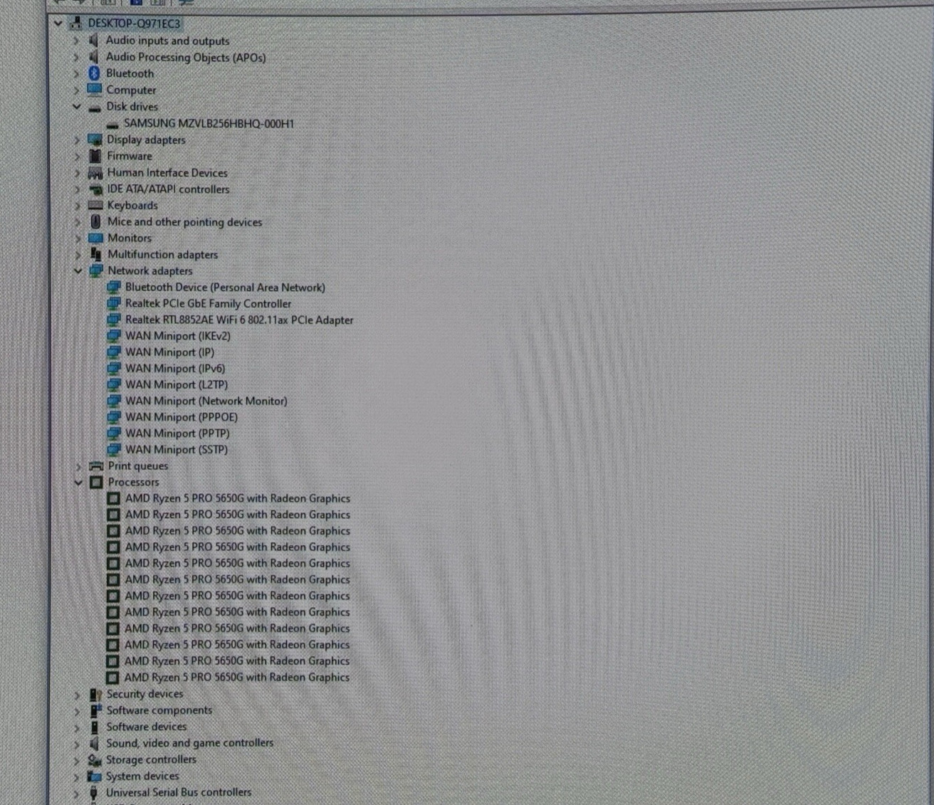 HP 805 Elitedesk Mini G8 AMD 5650G 16GB RAM 256gb SSD Desktop Computer