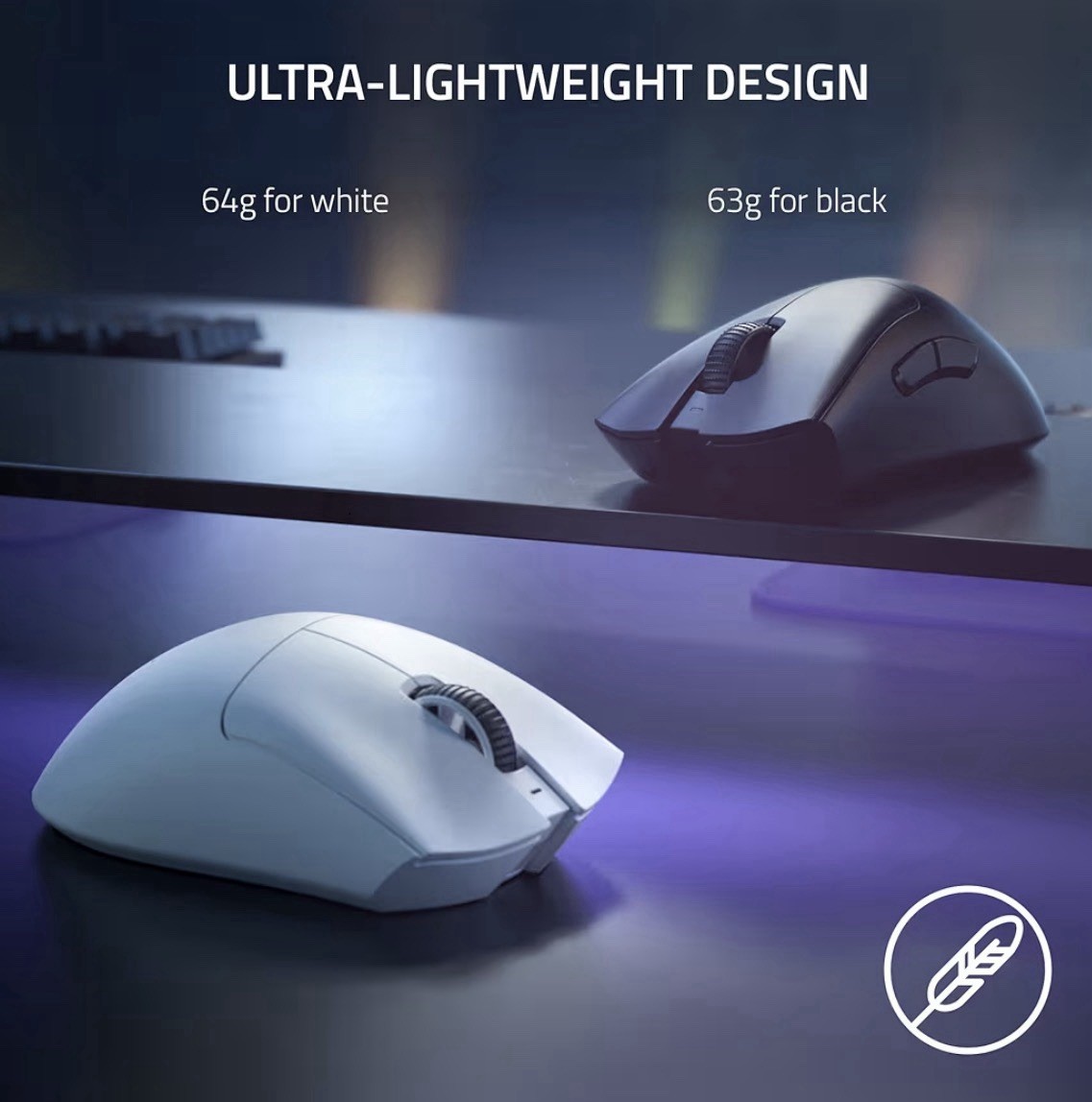 Razer DeathAdder V3 Pro Wireless Gaming Mouse Black