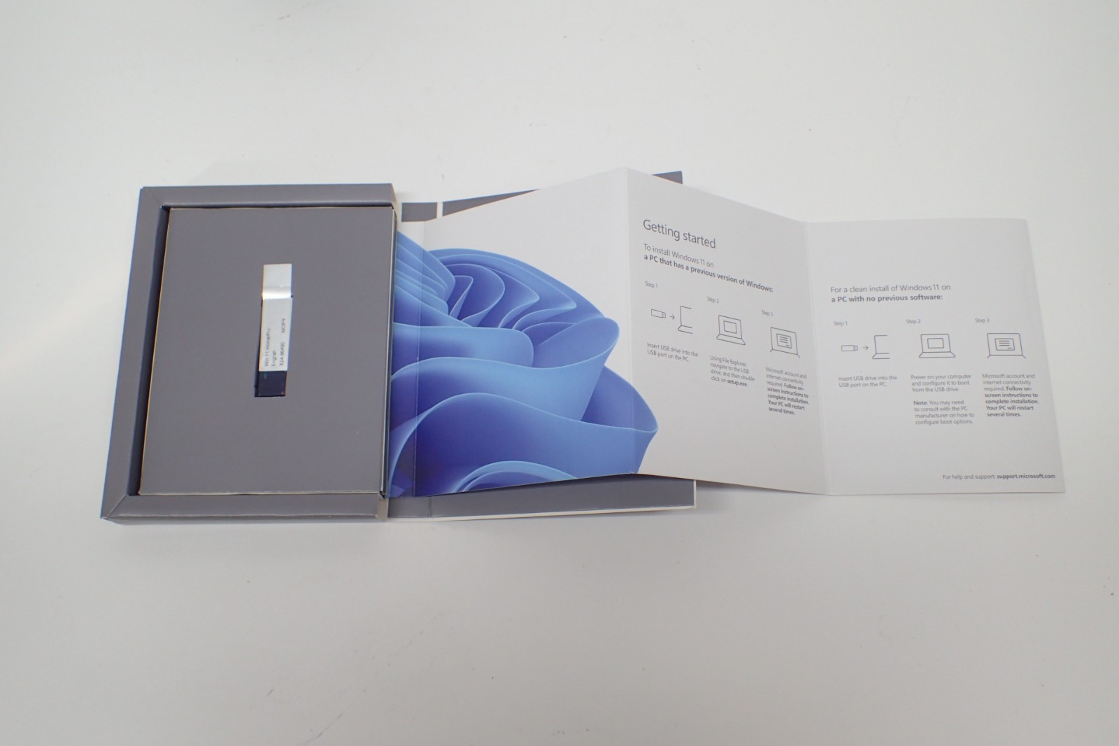 Microsoft Windows 11 Pro Professional 64bit Kit Retail Key USB Box Kit 5PK