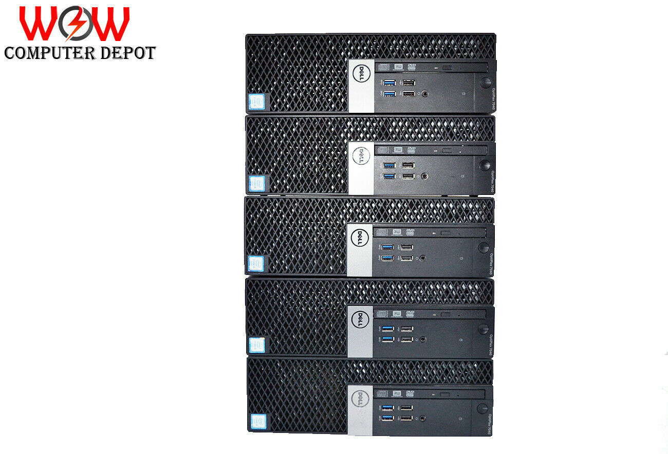 Dell Optiplex PC Computer Desktop SFF i5 32GB DDR4 512GB SSD Win 11 PRO WiFi BT
