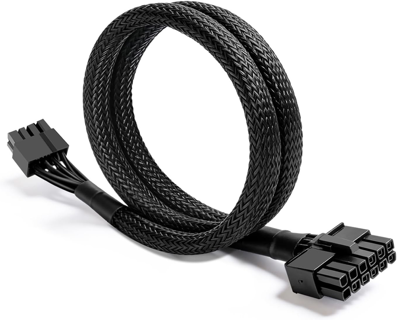 of PCIE Power Cable for Be Quiet 65CM, 12-Pin to 6+2 Pin, Male-to-Male GPU Ca…
