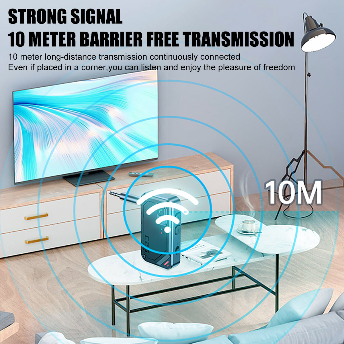 Bluetooth 5.3 Car Wireless Transmitter Receiver Adapter AUX Audio 3.5mm Jack-NEW