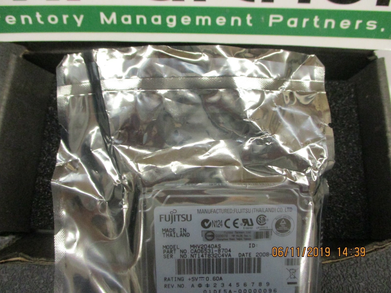 New – Fujitsu MHV2040AS 40GB 5400RPM 8MB Cache IDE Ultra ATA100 2.5in HDD
