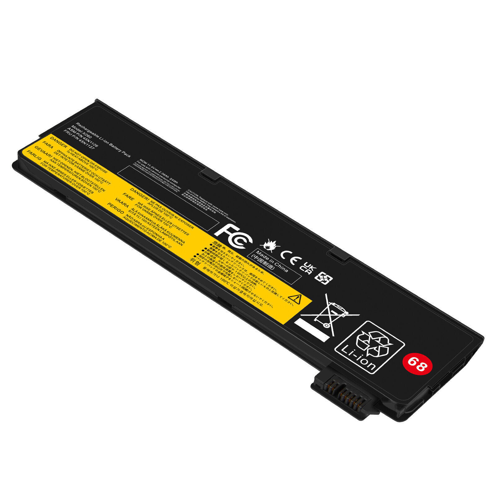Battery for Lenovo ThinkPad X240 X250 X260 T440 T440S T450 45N1134 45N1776 68+