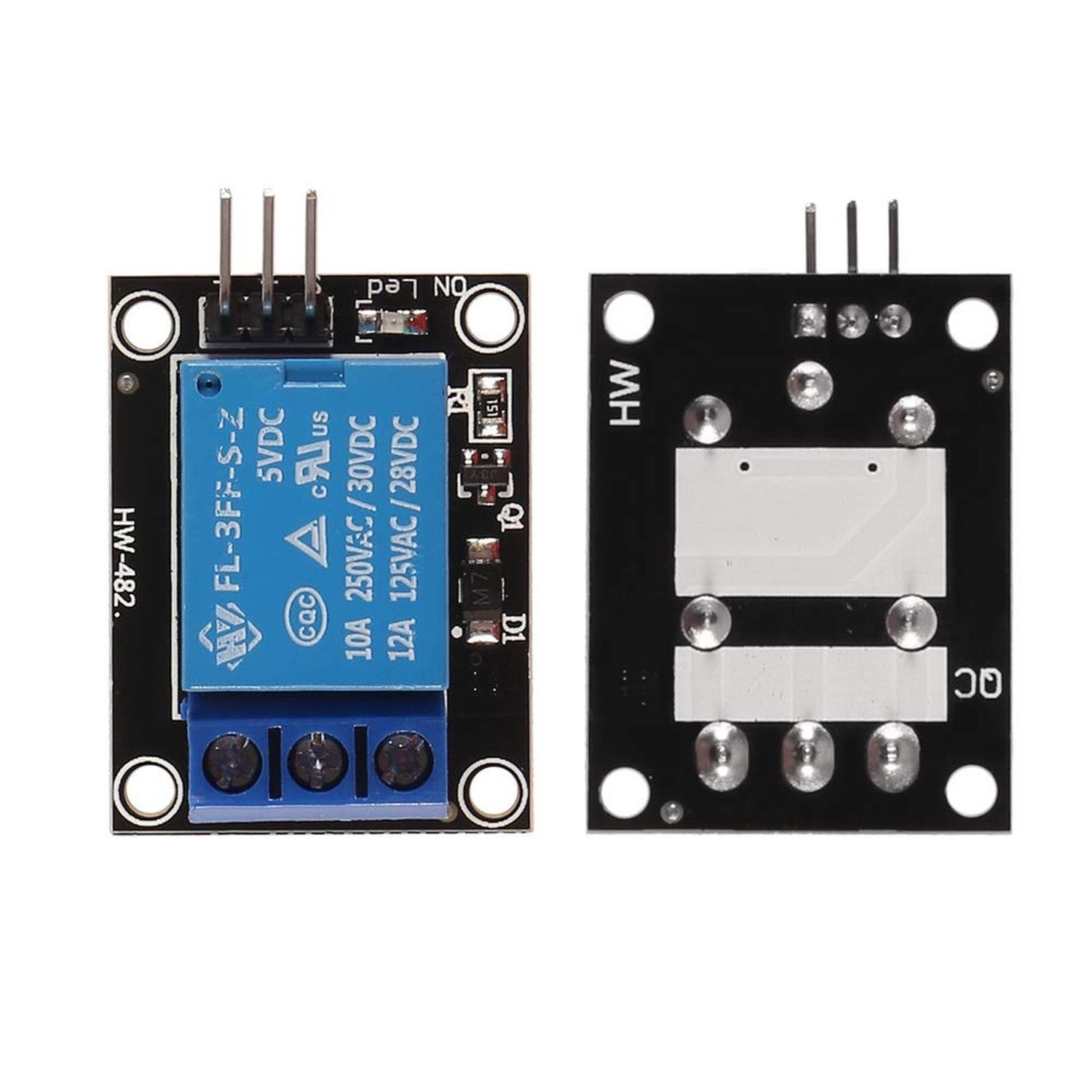 1 Channel Relay Shield Module, 3PCS DC 5V Indicator Light LED Module for Ardu…