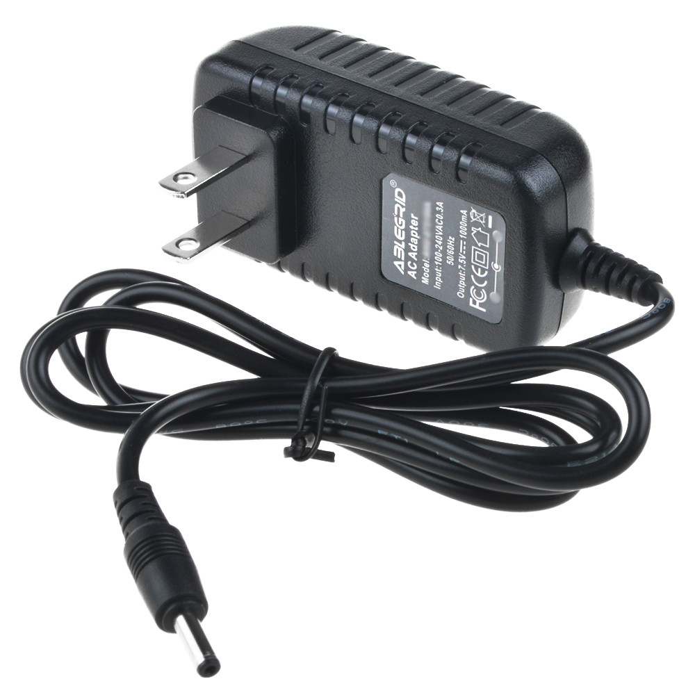 7.5V 1A DC for 300mA 500mA 1A AC Adapter Power Supply Charger OD 3.5mm 1.3mm PSU
