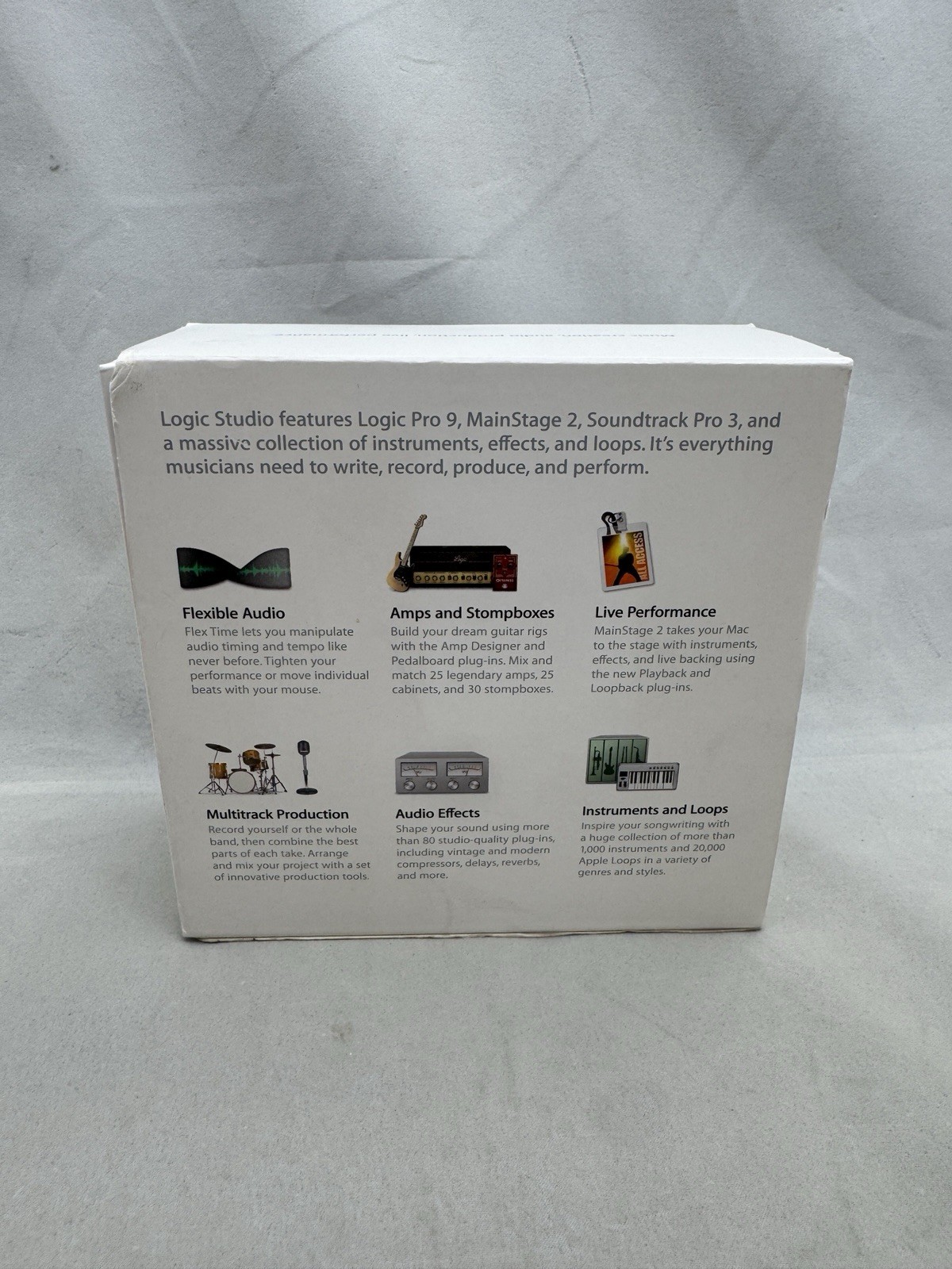 Apple Logic Studio 9 V2.1 Suite DVD 9 Disc Retail MB795Z/A Mac OS Includes Key