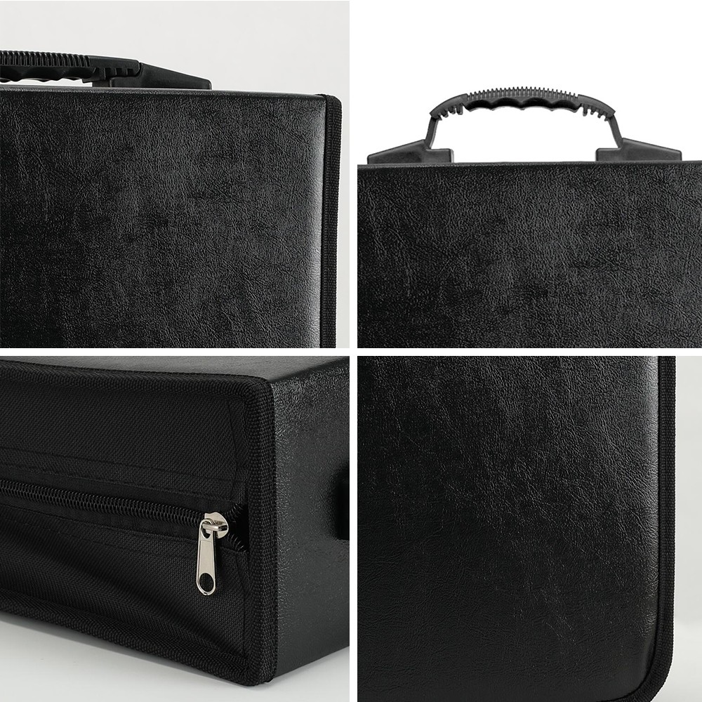 400/520 Disc CD Storage Binder Case w/ Handle Large Capacity Portable Organizer