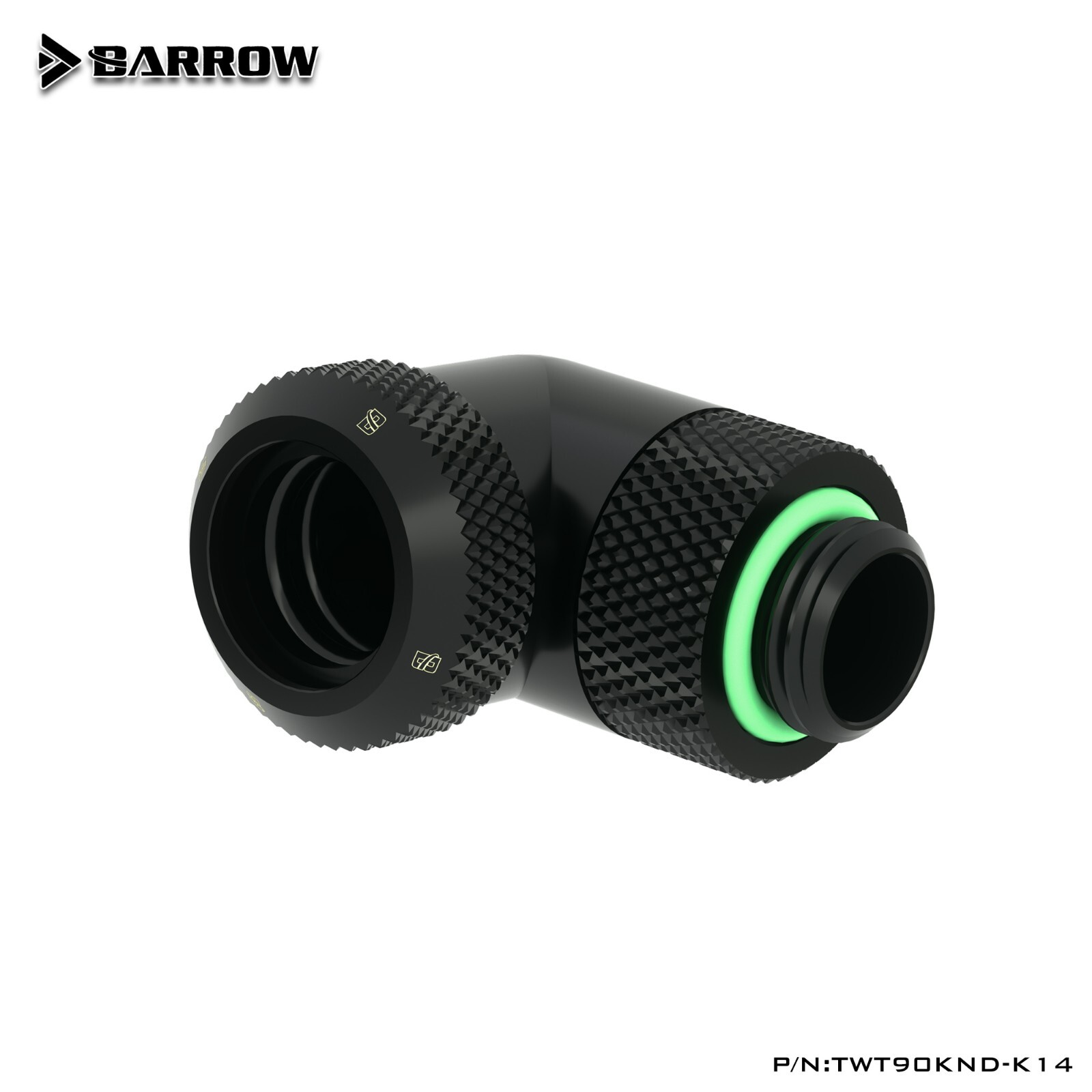 Barrow G1/4″ 90 Degree 14mm Fitting Compression 90° Rotary Multi-Link Adapter