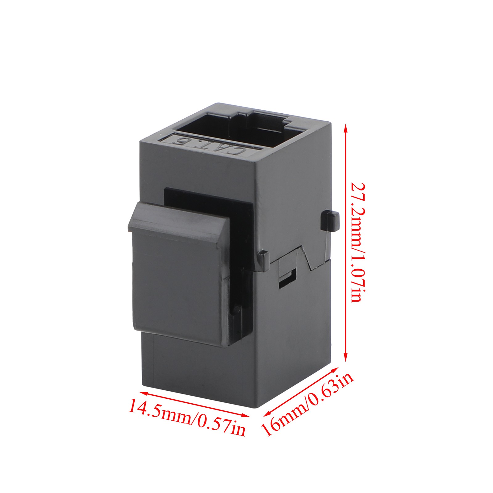 10/25 Pack CAT6 RJ45 Keystone Coupler, Cat6 Keystone Jack Female to Female