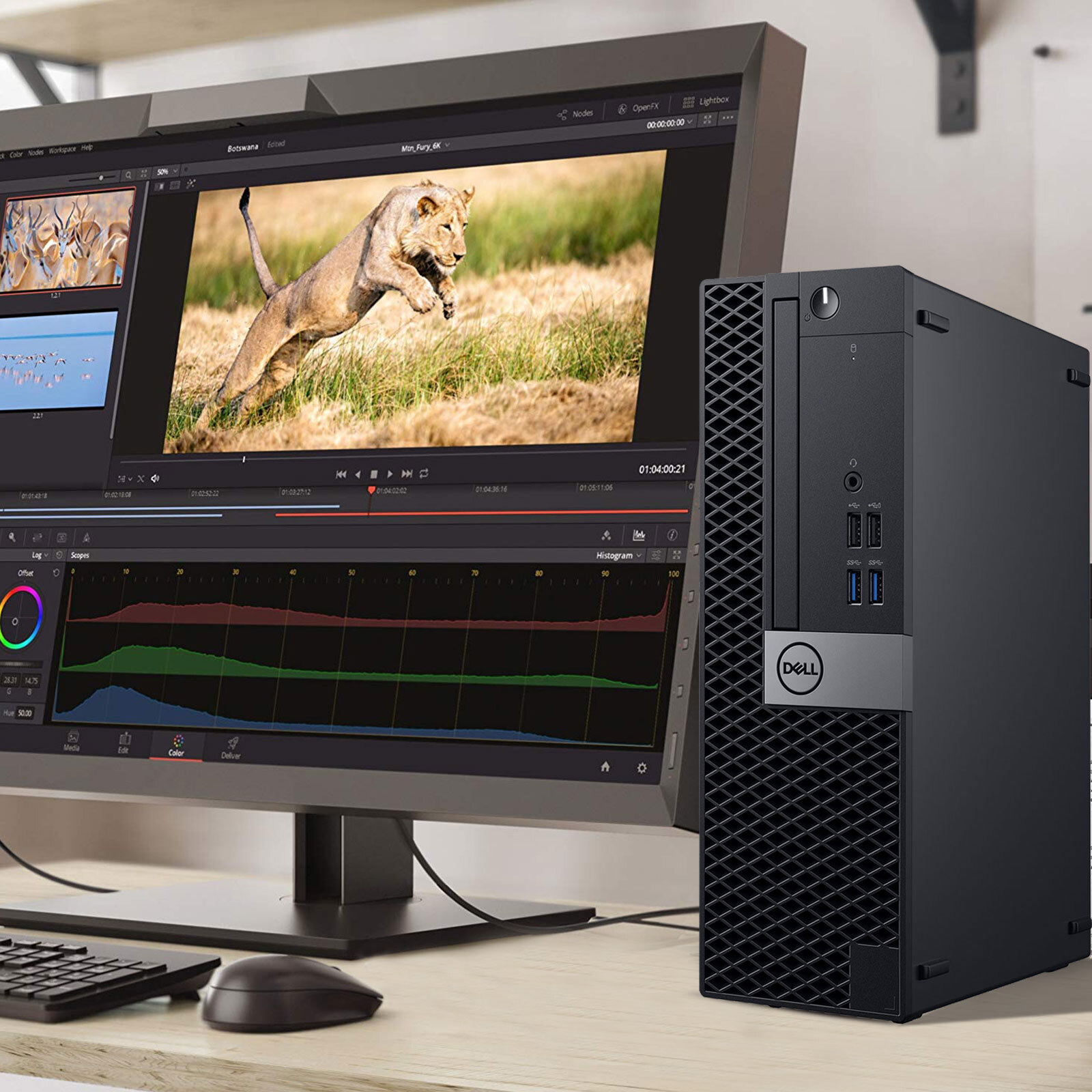 Dell SFF Desktop PC Intel i5-6500 32GB Ram 1TB SSD 2TB HDD New 22″ LED Win10 Pro