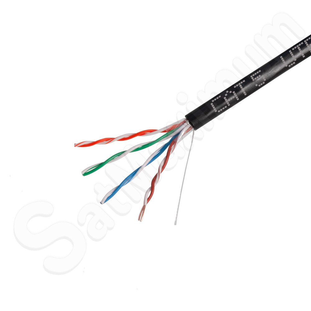 1000ft CAT5 UTP OUTDOOR Ethernet Network Cable 24AWG PE Solid Direct Burial Wire