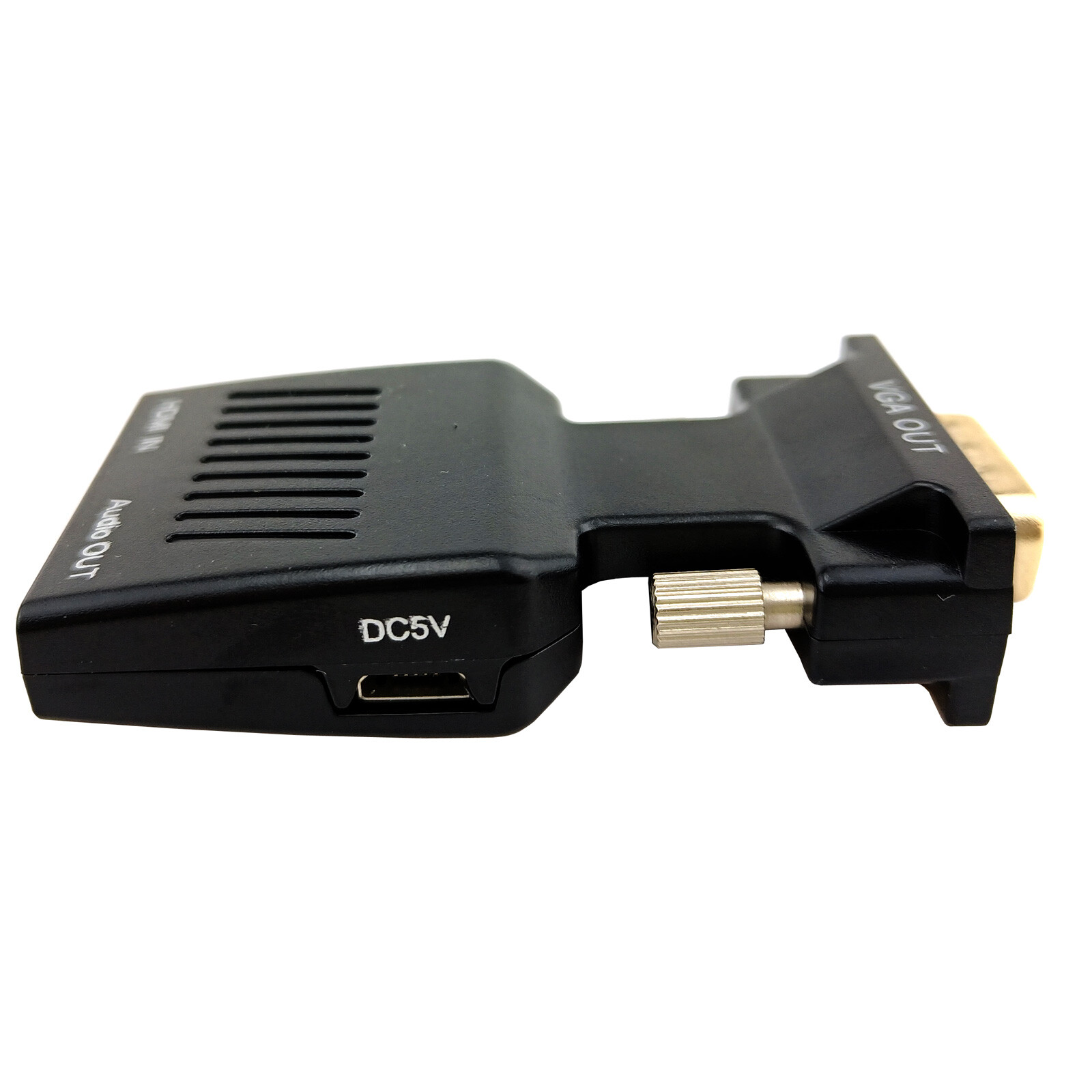 HDMI to VGA Output Converter 15pin Male 1080P Monitor Video 3.5mm Audio Adapter