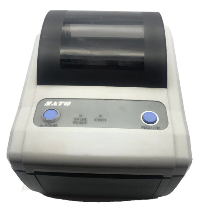 Sato CG408DT-LAN Barcode Label Tag Direct Thermal Ethernet USB Printer 1