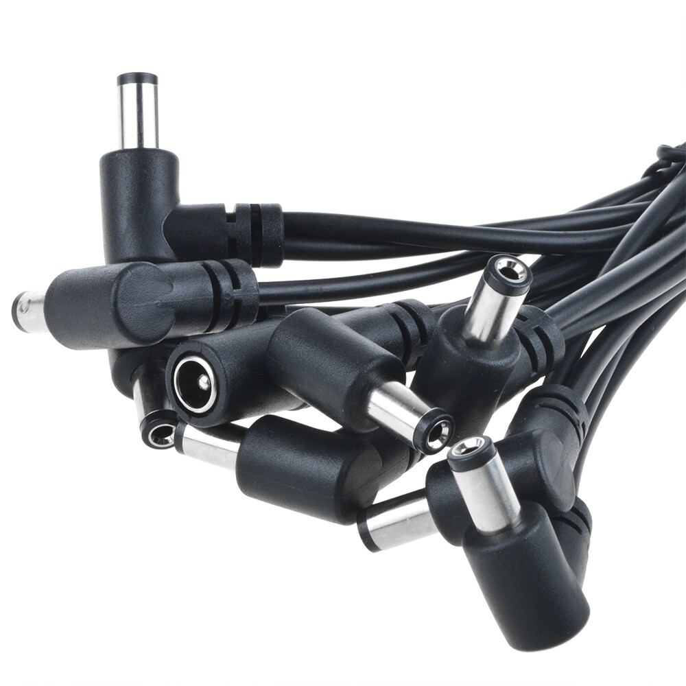 9V 8 Way Daisy Chain Cable For Electric Guitar Effect Pedal Power Supply Cord