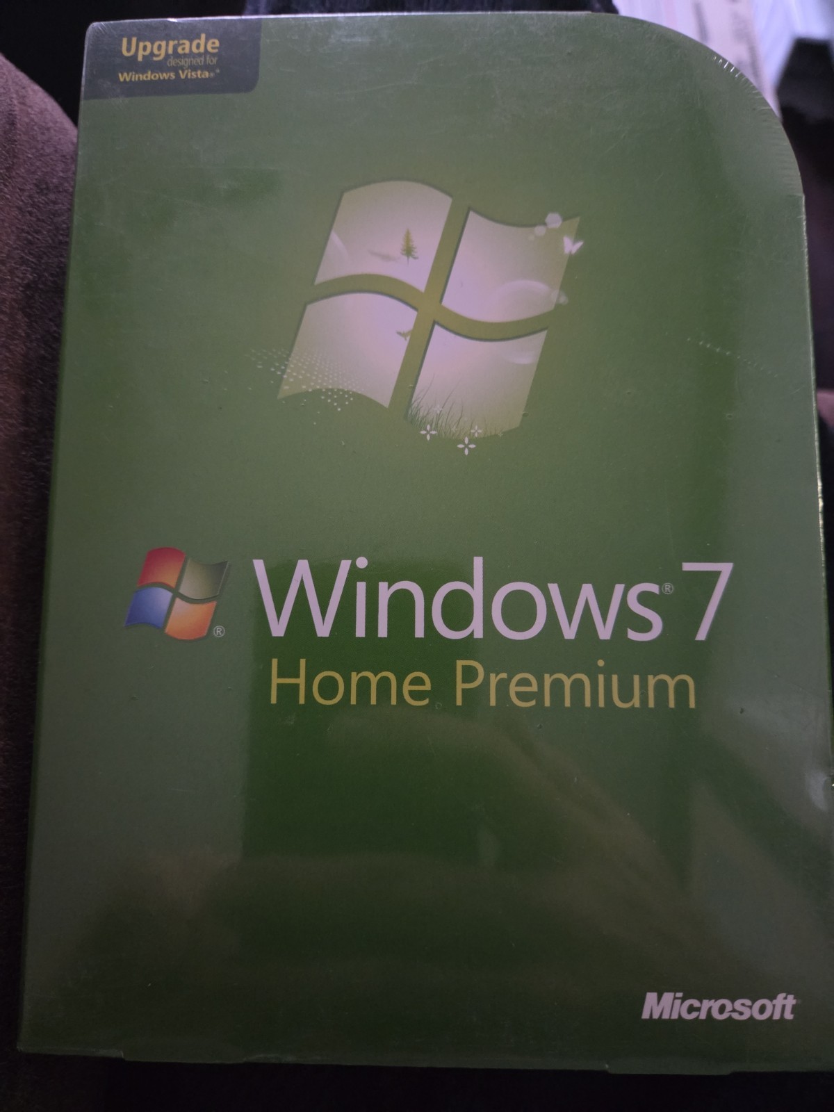 Microsoft Windows 7 Home Premium Upgrade Software NEW Unopened Package