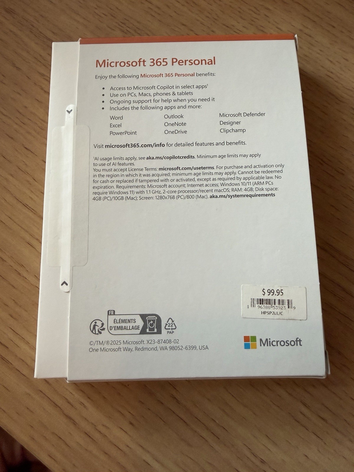 Microsoft 365 Personal 12 Month Subscription For 1 Person