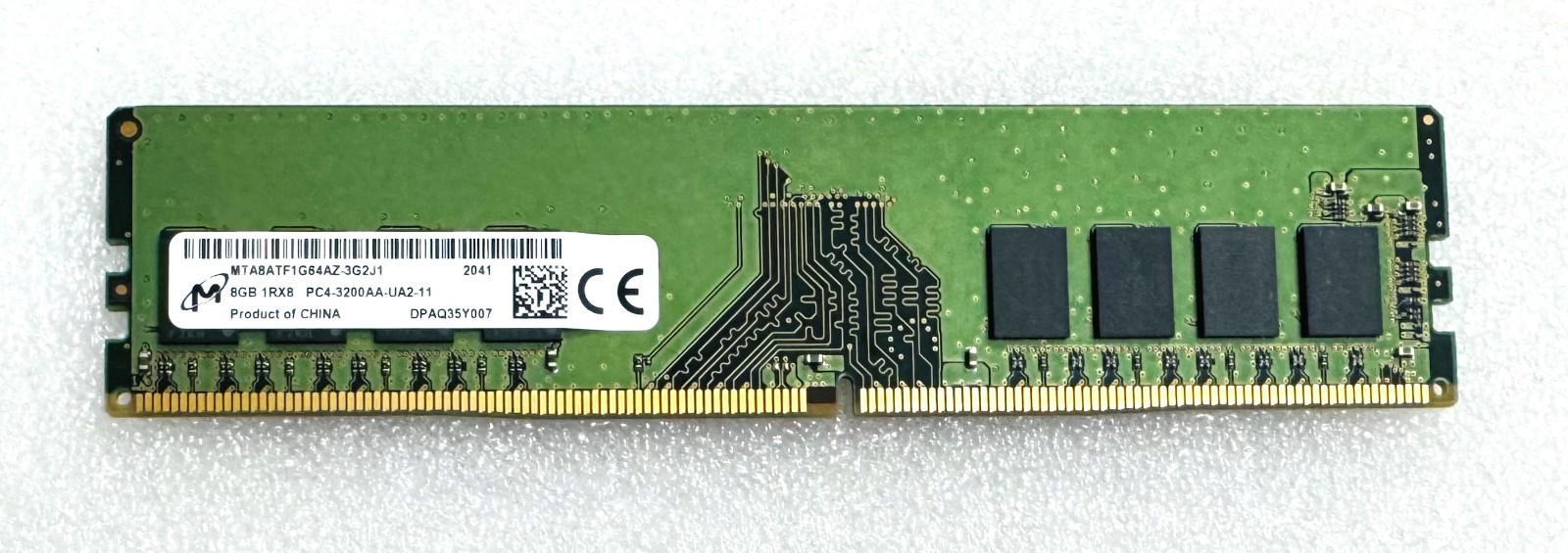 MTA8ATF1G64AZ-3G2J1 MICRON 8GB DDR4 DIMM PC4-3200 1RX8 DESKTOP MEMORY