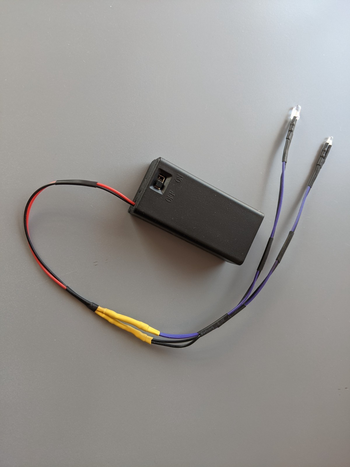 3d Print resin curing UV mini dual light 3mm and 5mm for inside hollow printing