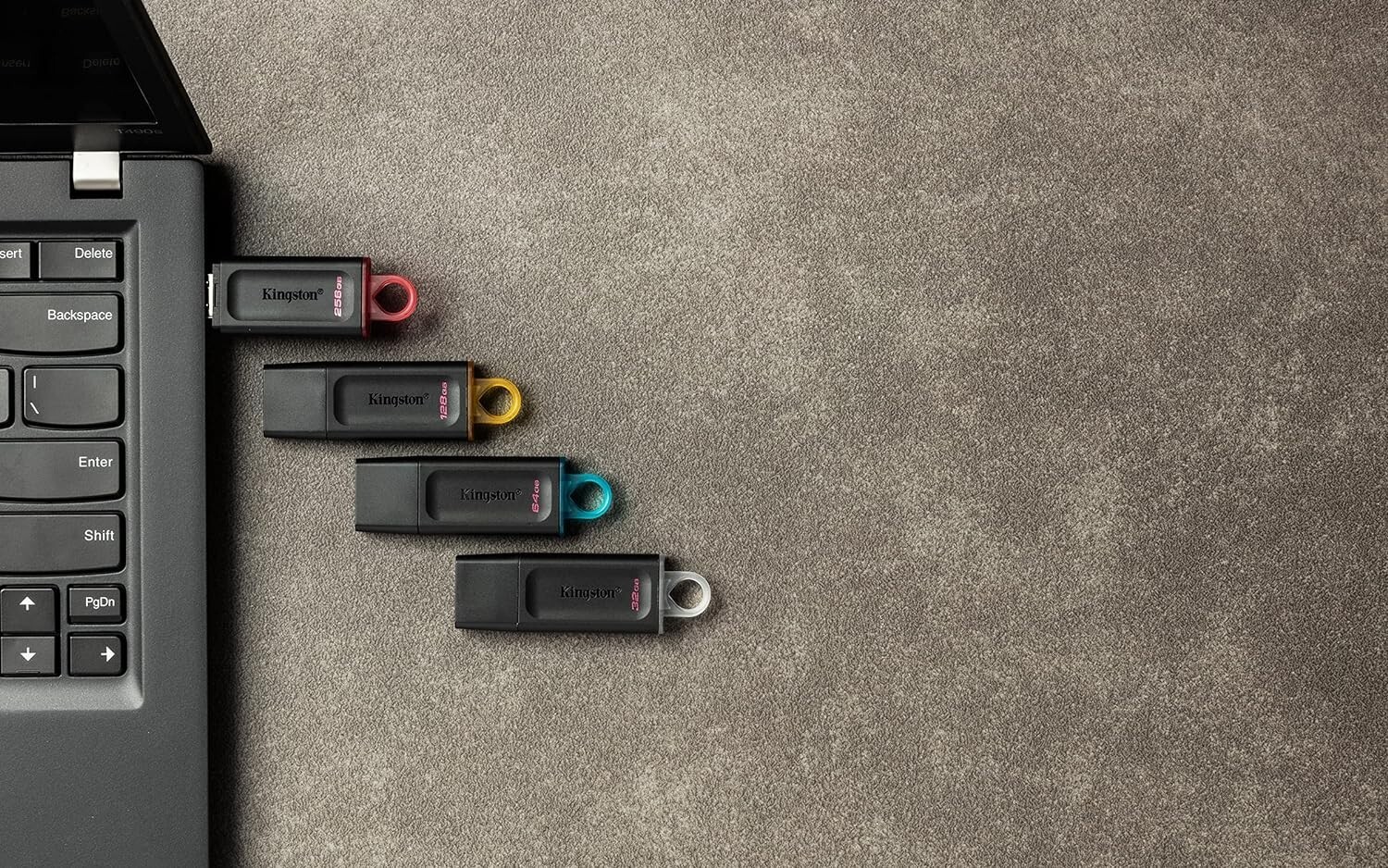 Kingston DTX/128GB DataTraveler Exodia 128GB USB 3.2 Gen 1 Flash Drive Key Ring