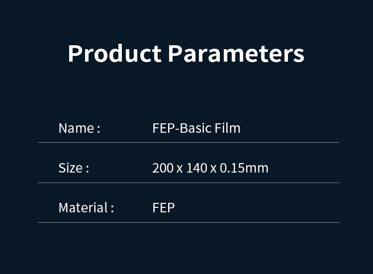 Creality 5PCS Fep-Basic Release Films 235X 160X 0.15Mm 95% High Transmittance