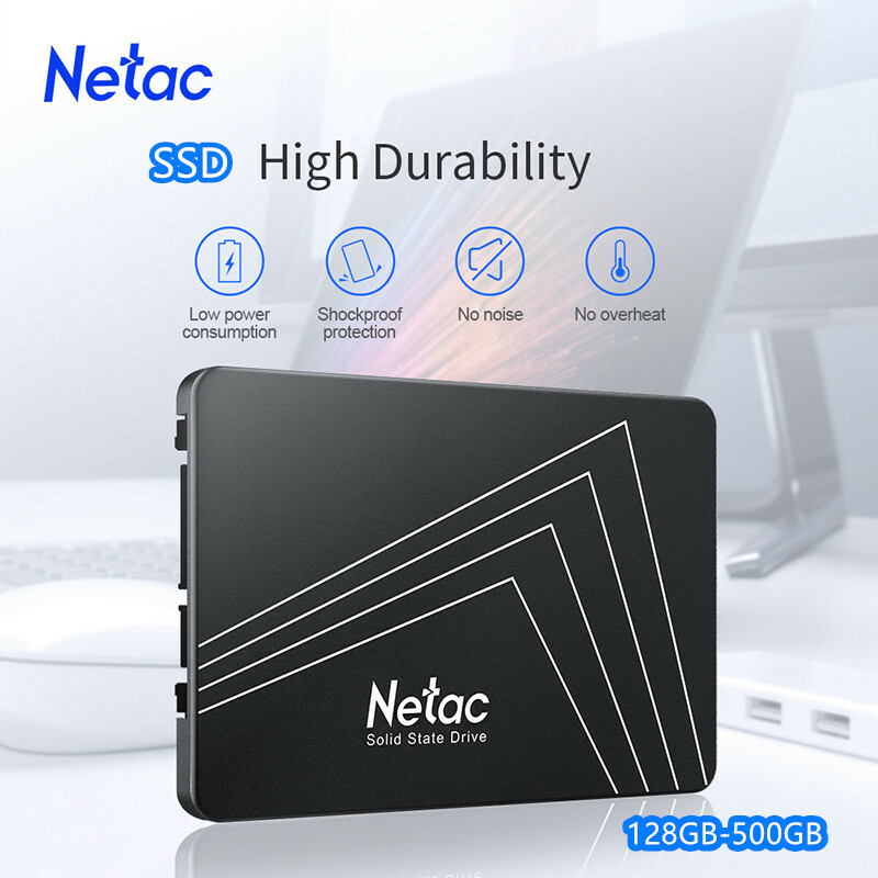 Netac 120GB 240GB 500GB SSD 2.5″ SATA III Internal Solid State Drive 500MB/s lot