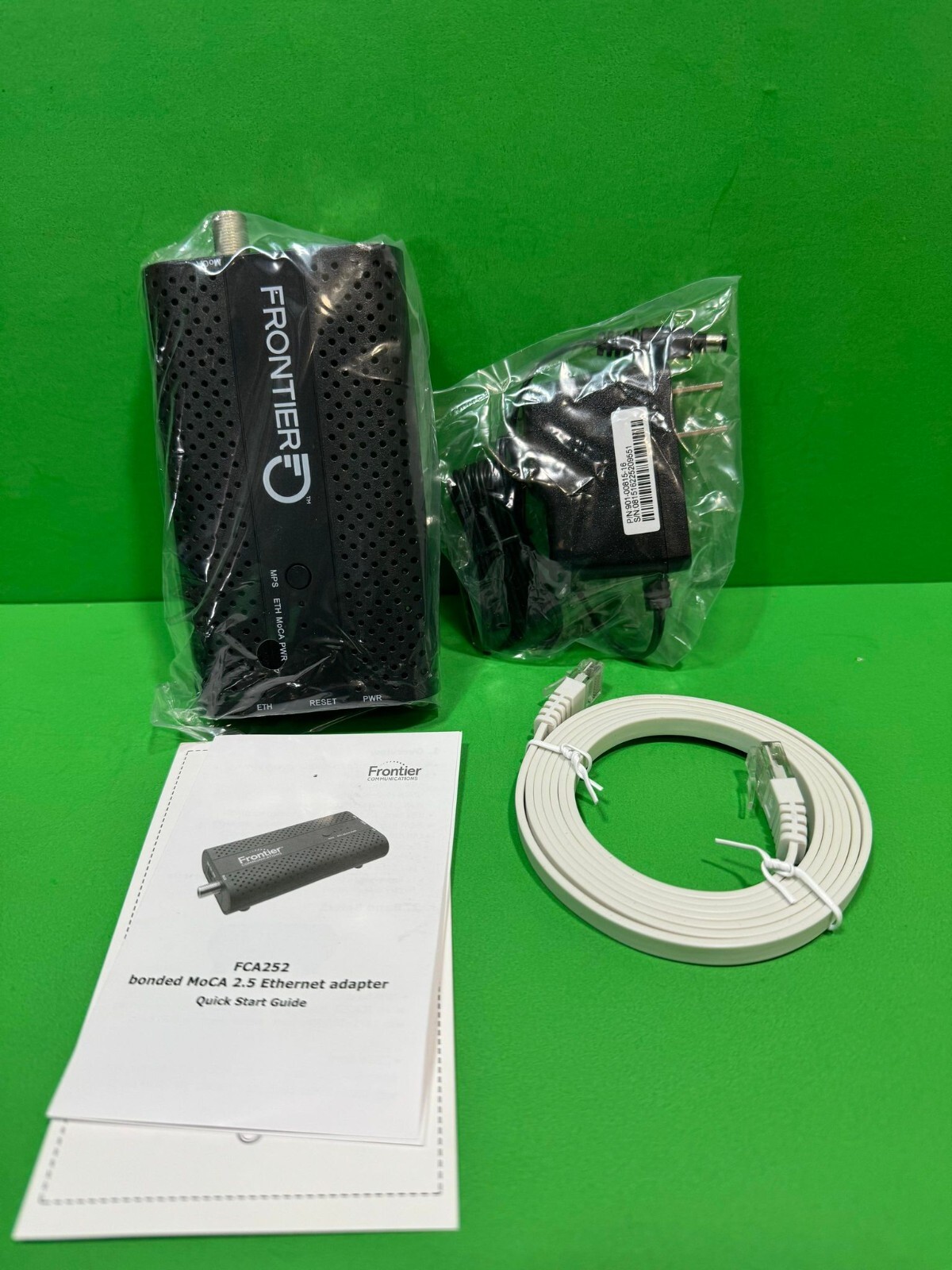 2 PACK – FRONTIER FCA252 MoCa 2.5 Ethernet Network Adapter BRAND NEW