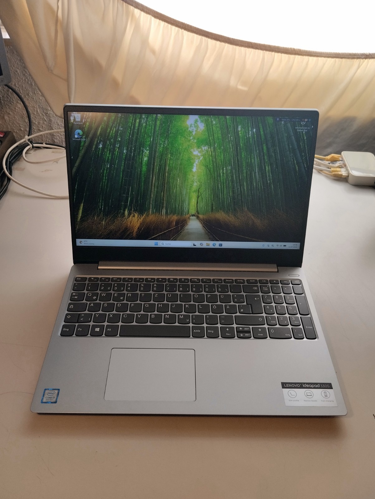 Lenovo ideapad 330S – Intel I3 2(4)x2.20GHz – 8GB RAM DDR4 – 500GB SSD