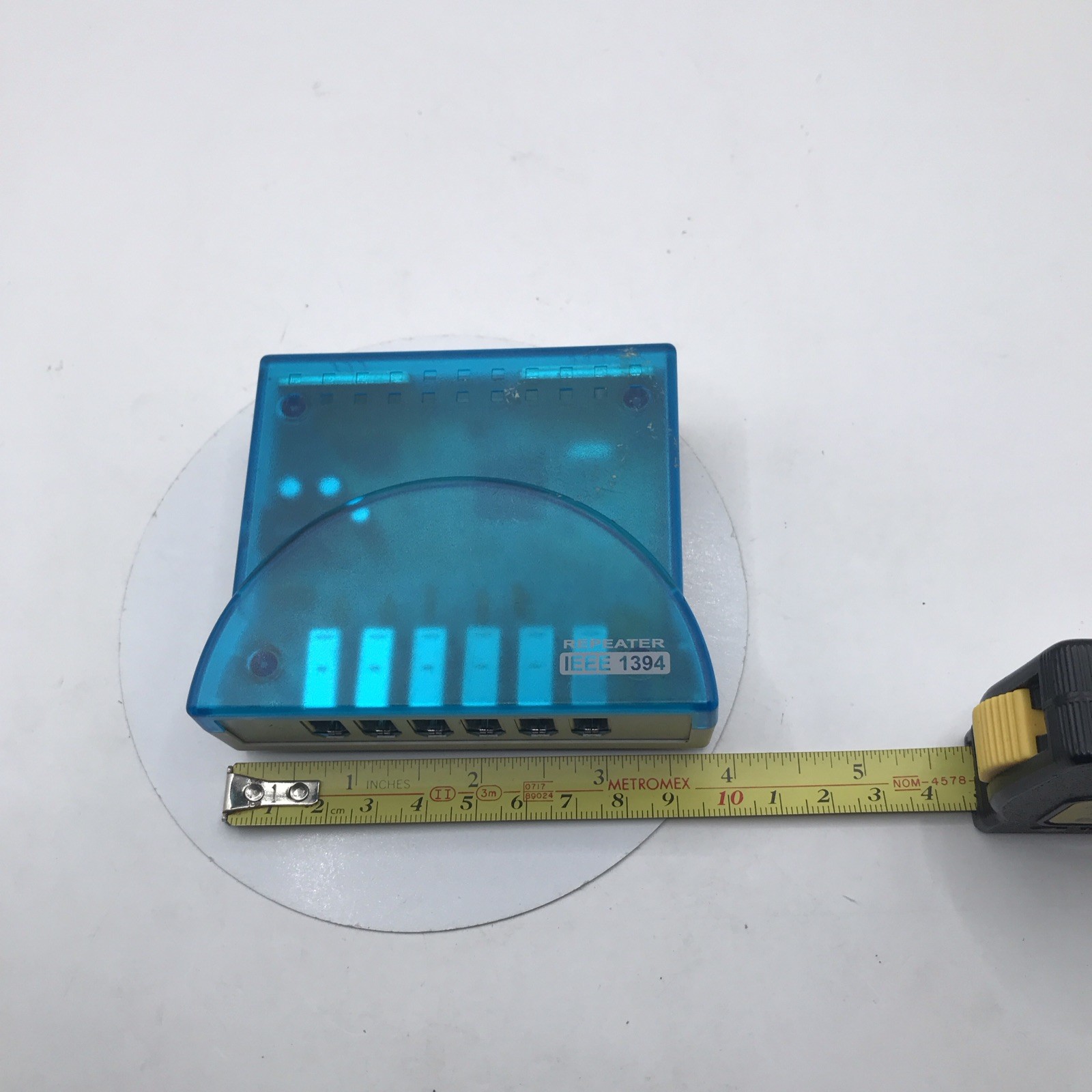 IEEE 1394 FireWire Repeater Hub Splitter Box R106T 1:6 Blue