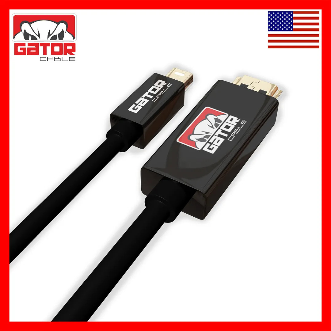 Mini Display Port DP Thunderbolt to HDMI Cable Adapter HD 4K for MacBook Surface