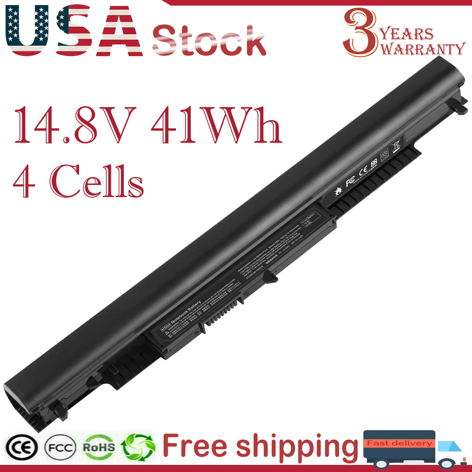 Battery For HP Pavilion 15-AF131DX 15-AY039WM 15-AY009DX 15-AY041WM 15-AY052NR