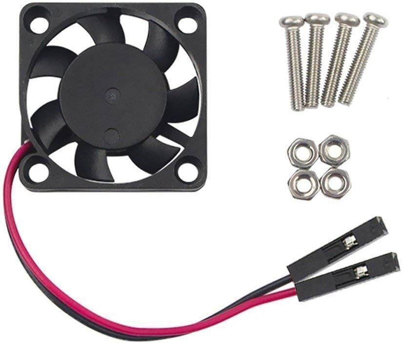 Dual 30MM Brushless Fans for Raspberry Pi – Whisper-Quiet and Durable Design