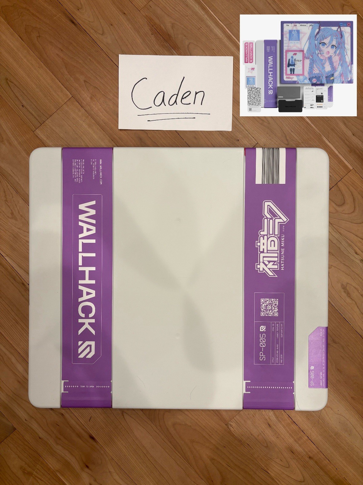 Wallhack SP-005 Miku OS Glass Mousepad IN HAND SHIPS ASAP