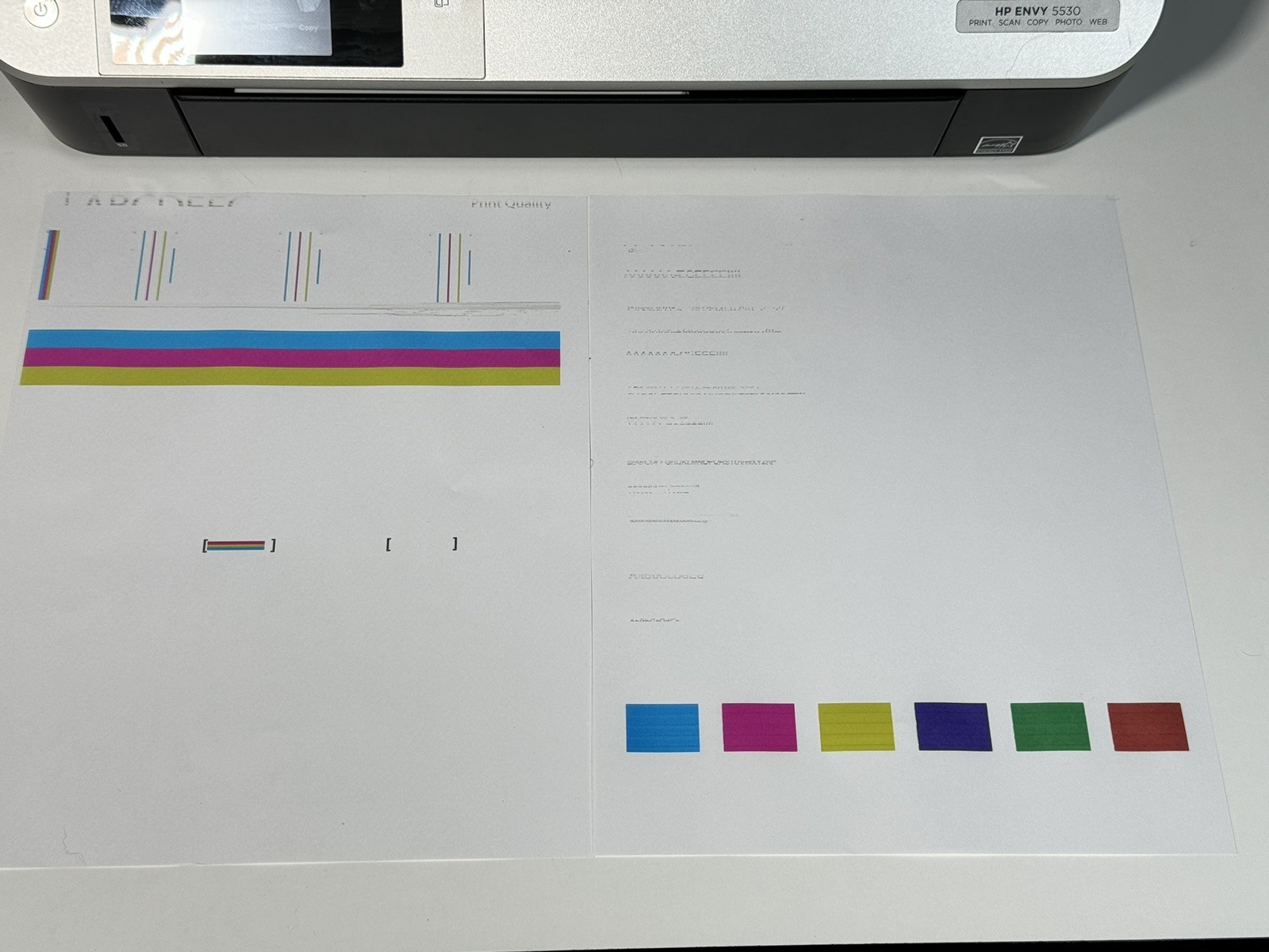 HP ENVY 5530 All-In-One Inkjet Printer. Clean/Tested. Power Cord YES.