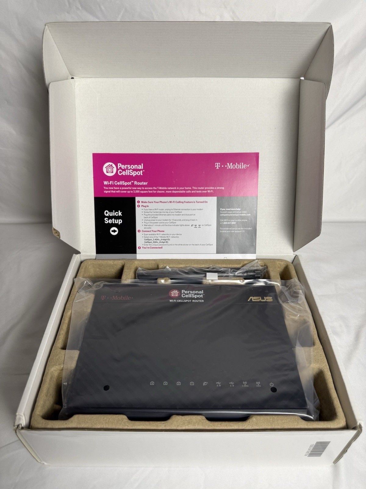 ASUS TM-AC1900 Dual-Band Wireless Router AC1900 T-Mobile CellSpot