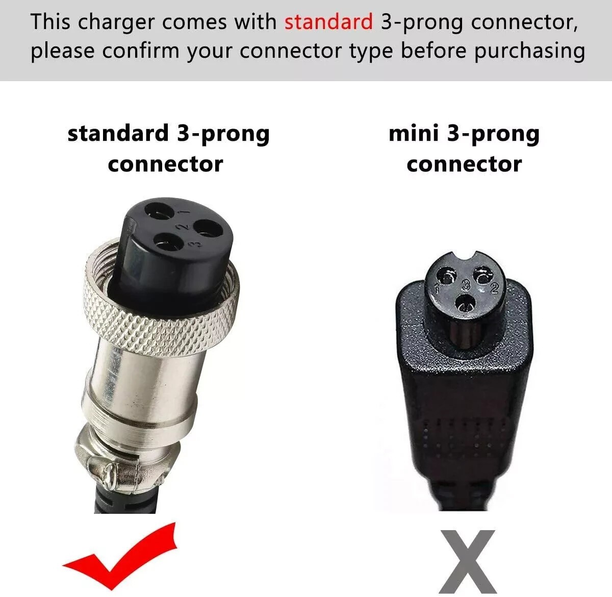 New Charger for Razor E100 E200 E200S E175 E300 E300S E125 E150 E500 PR200 E225S