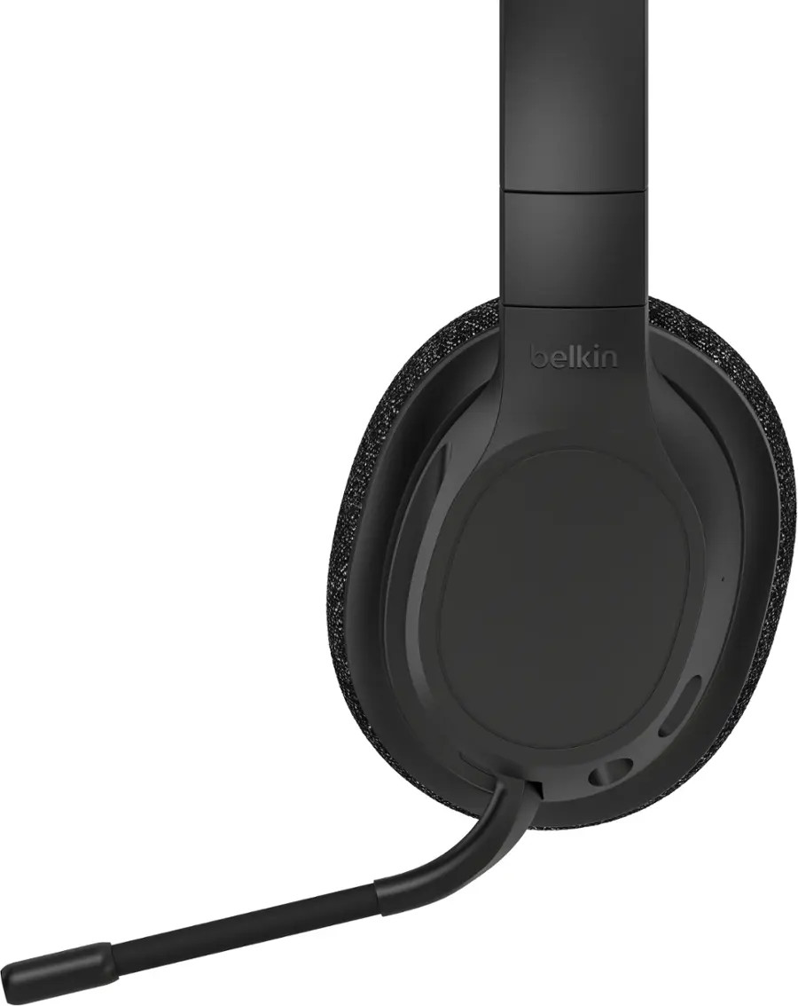 Belkin SoundForm Adapt Wireless USB-C Over-Ear Foldable Headset – Black