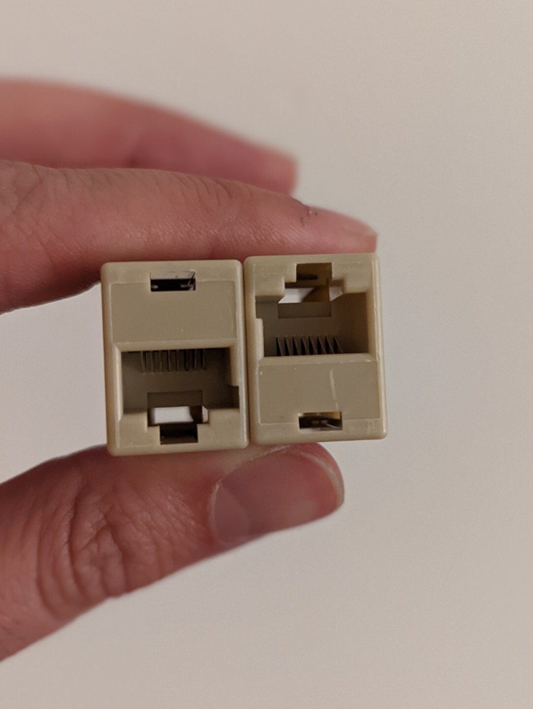 RJ45 Powerline Network Adapters CAT6 CAT5 Cable Female Splitter Ethernet LAN