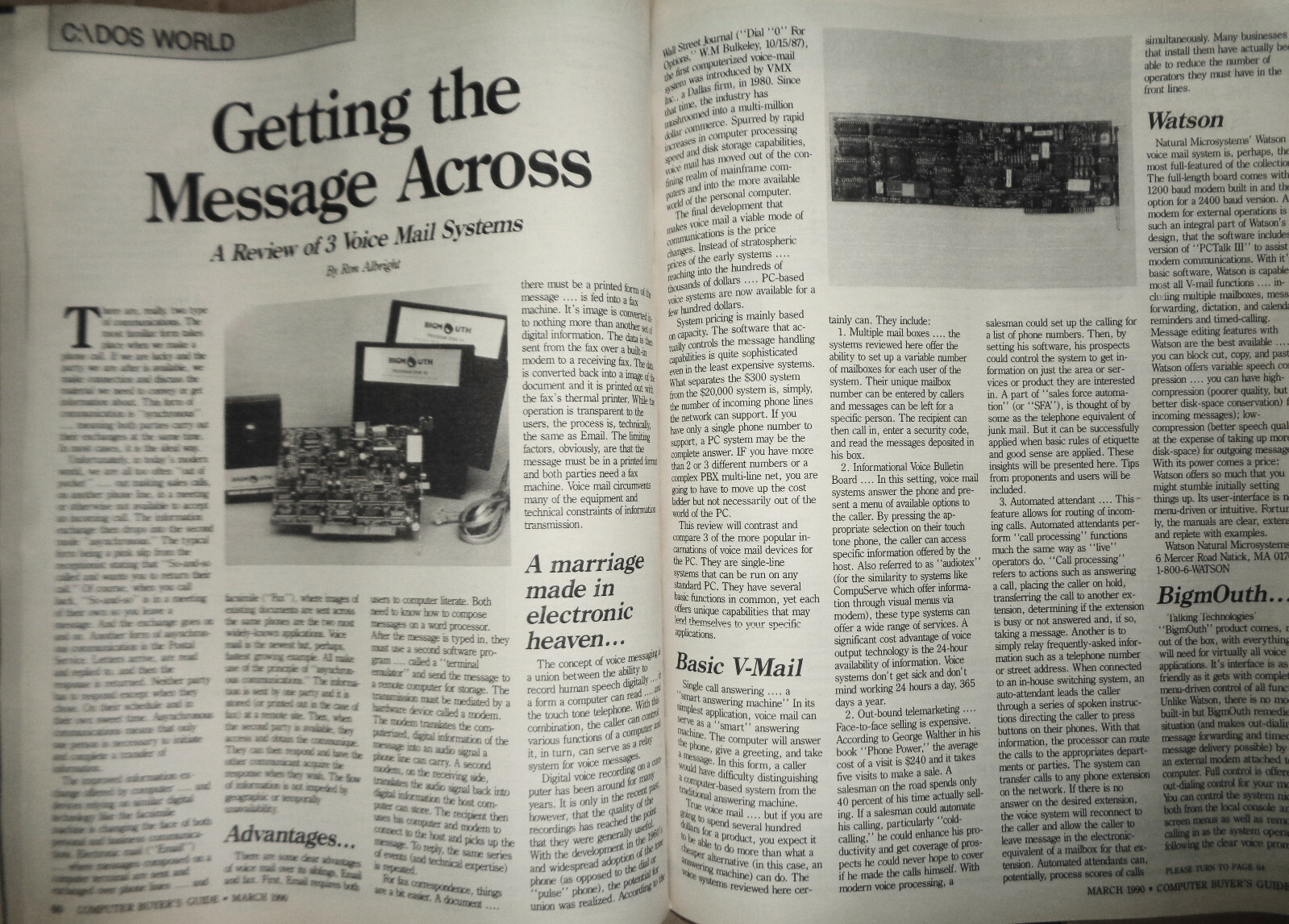 Vulcan’s Computer Buyer’s Guide, March 1990