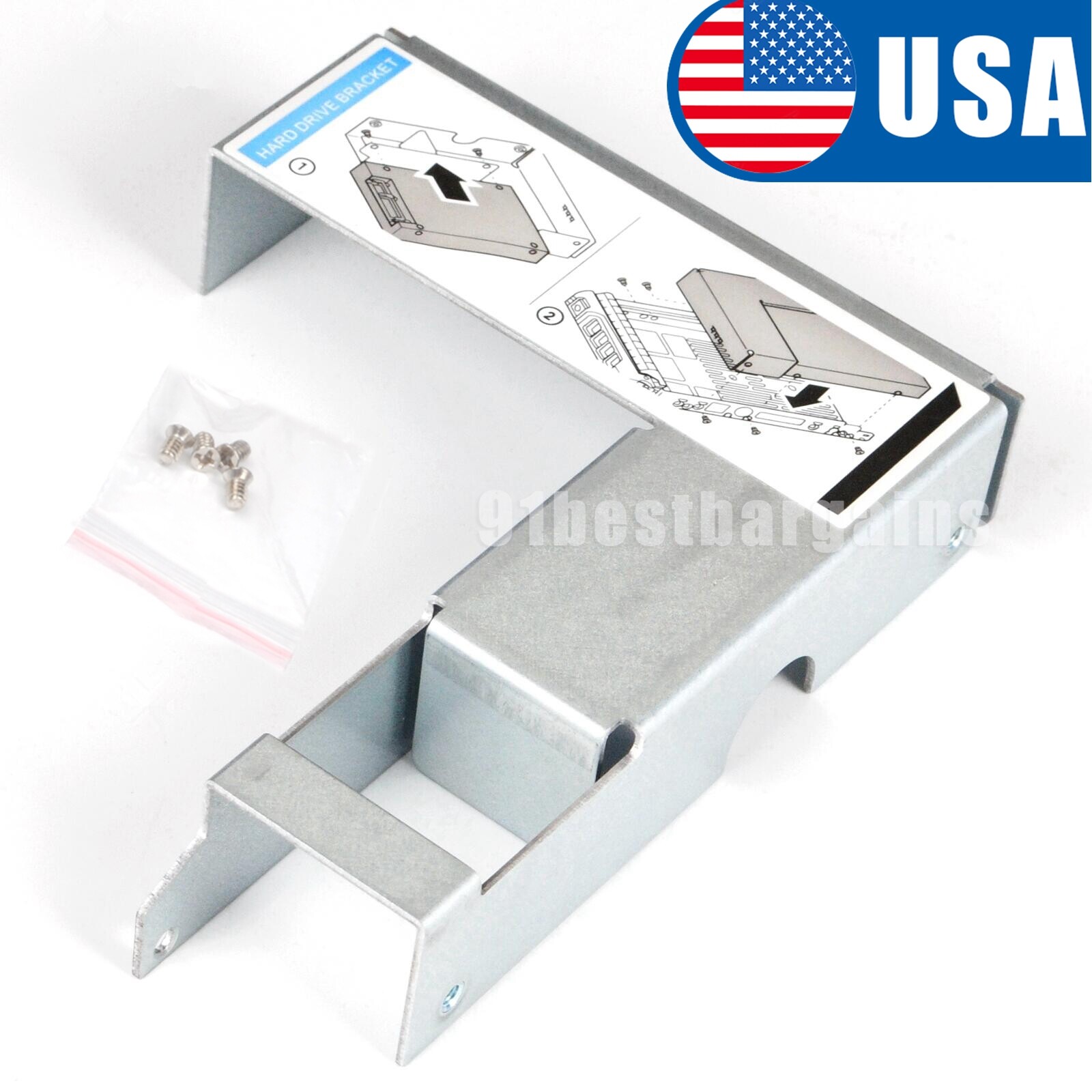 3.5″ to 2.5″ HDD Bracket Caddy Adapter 9W8C4 for Dell F238F/F9541/G302D/X968D