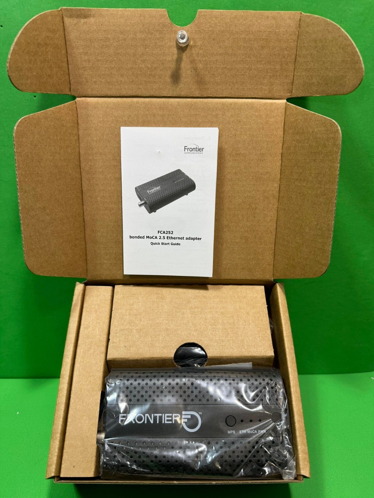 2 PACK – FRONTIER FCA252 MoCa 2.5 Ethernet Network Adapter BRAND NEW
