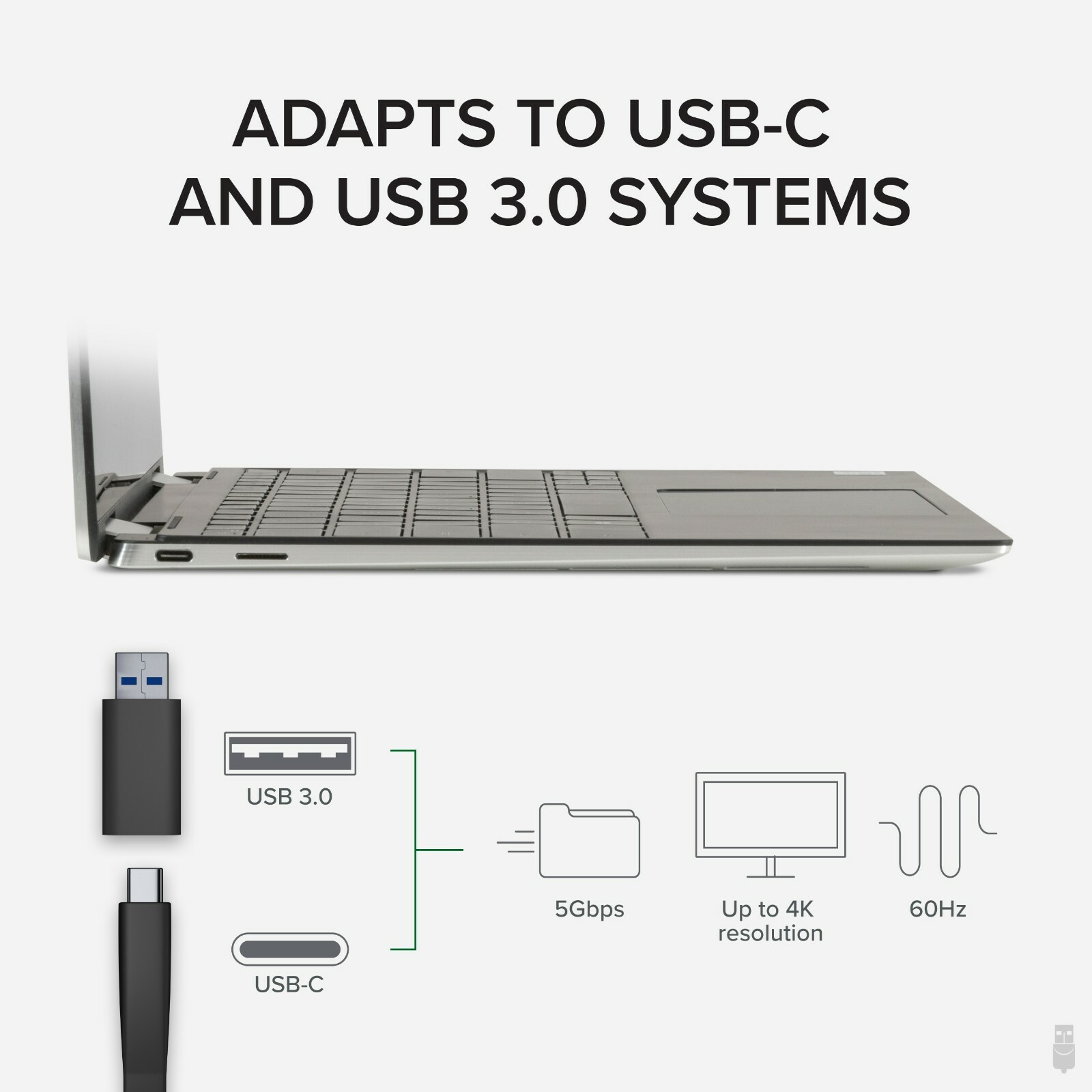 Plugable 4K DisplayPort/HDMI Dual Screen Adapter for USB 3.0/USB-C (Refurbished)