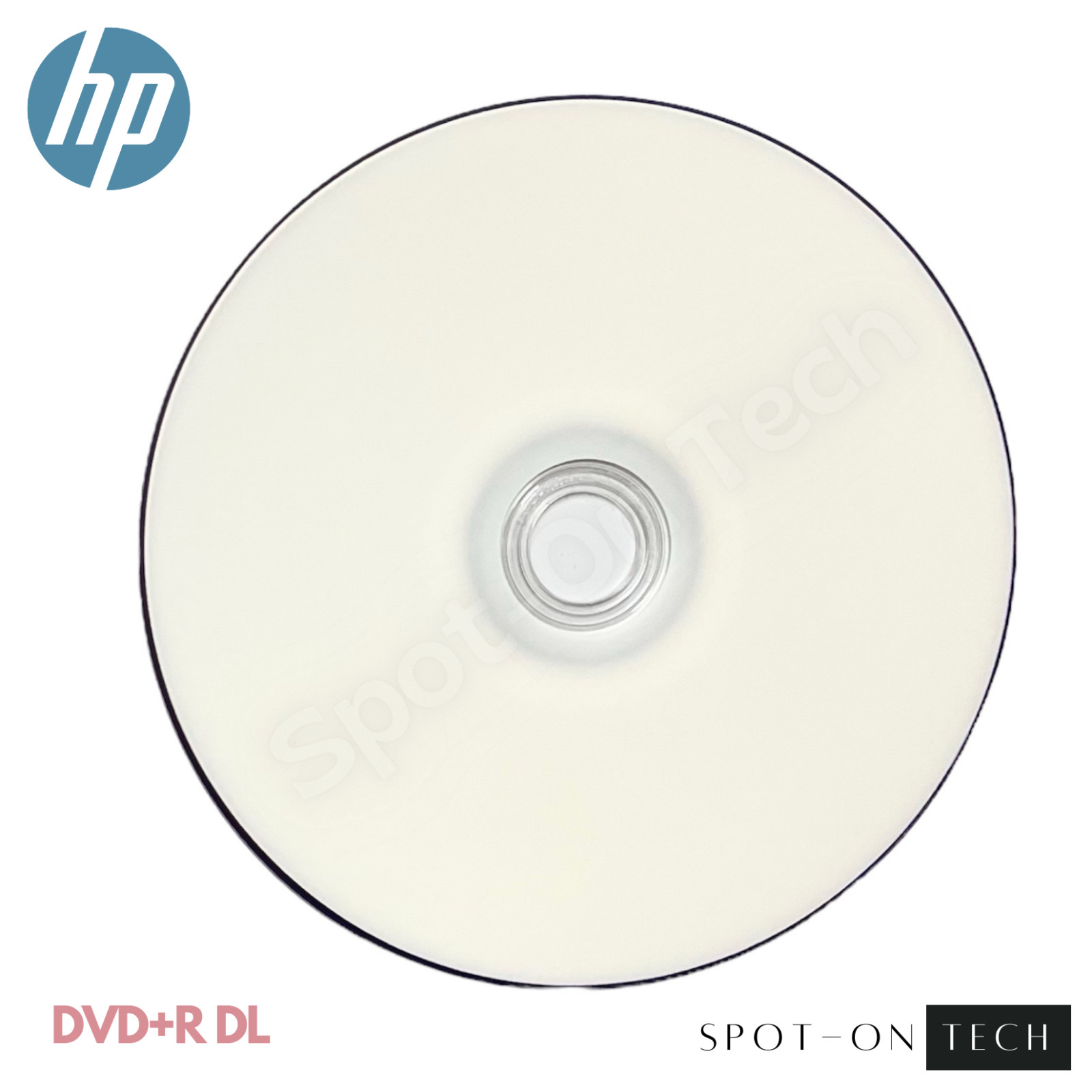 HP DVD+R DL 8.5GB 8X White Inkjet Printable Dual Layer 50 Pack Blank Discs Cake