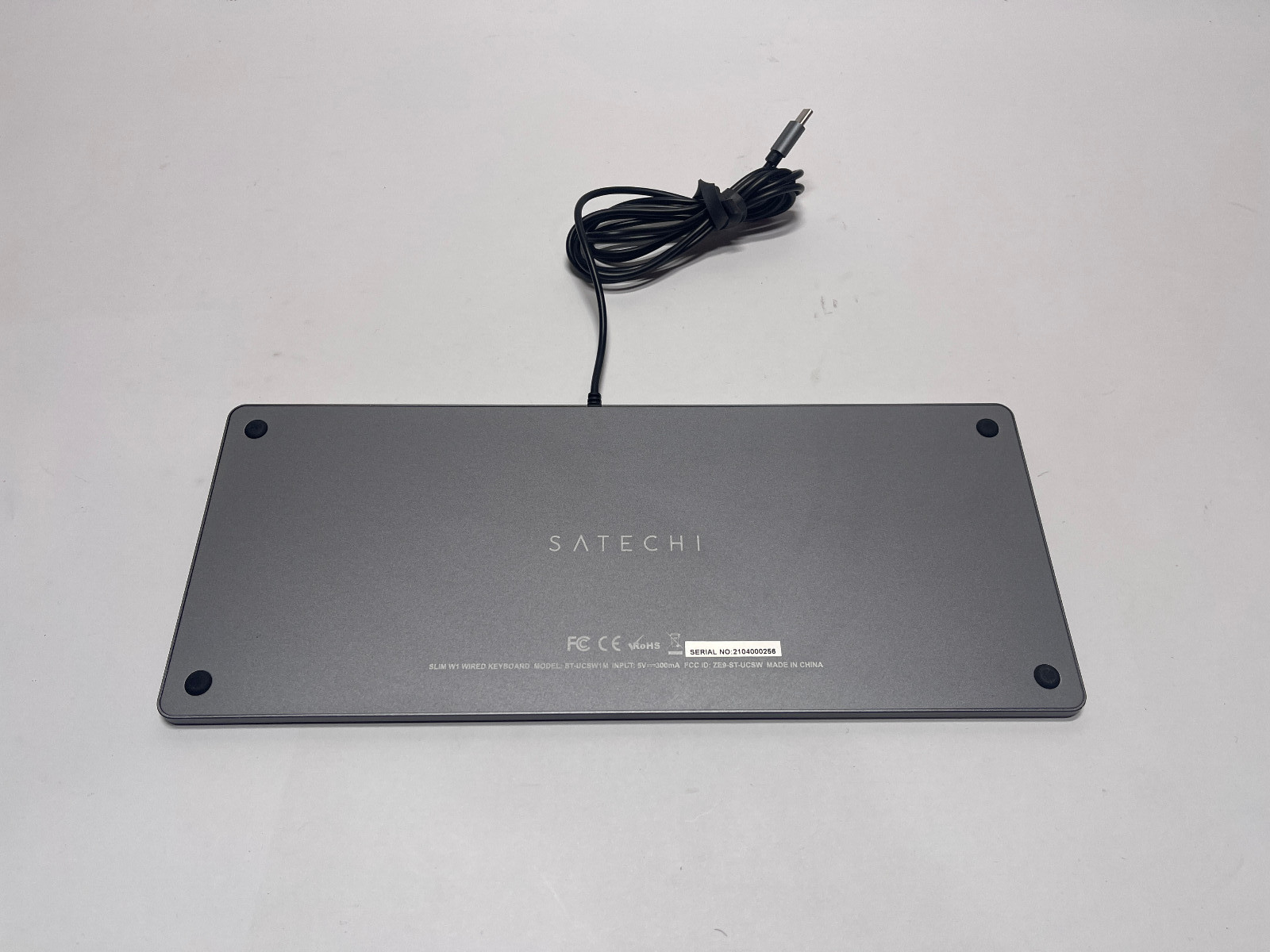 SATECHI Slim W1 USB-C Wired Backlit Keyboard for Mac and Windows, ST-UCSW1M