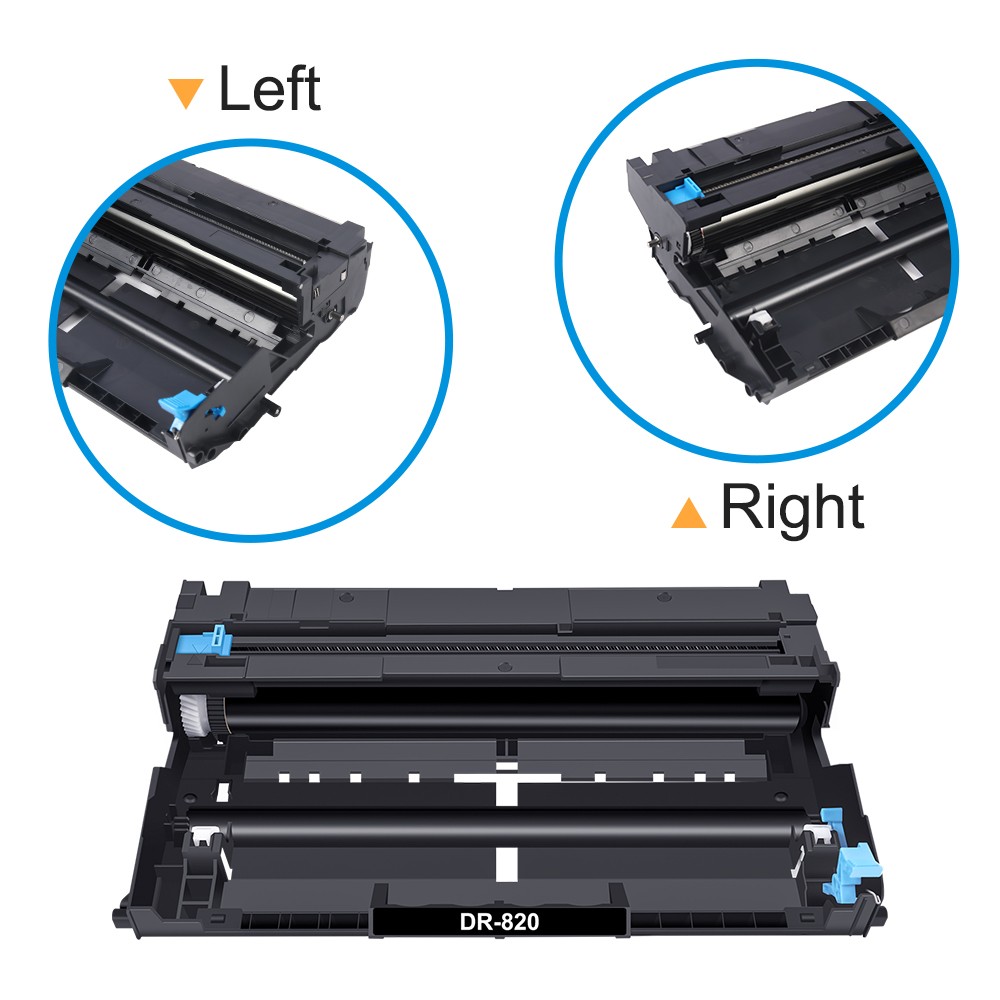 2 Pack DR820 Drum Unit for Brother DR-820 MFC-L5850DW HL-L6200DWT DCP-L5650DN