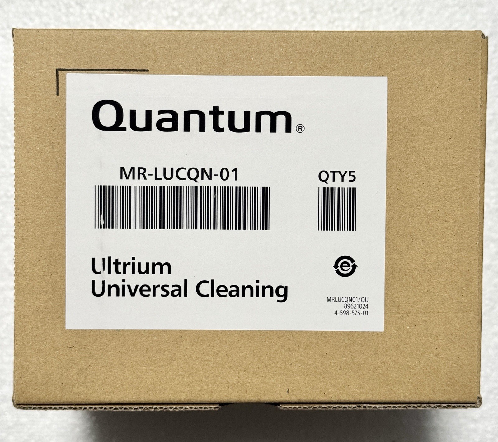 Quantum LTO Ultrium Universal Cleaning Cartridge | LTO-1 to LTO-9 (MR-LUCQN-01)