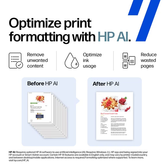 HP DeskJet 2942 Wireless All-in-One Color Inkjet Printer, Pale Rose