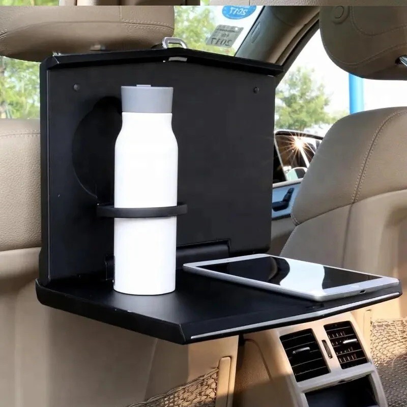 Carseat Caddy Universal Headrest Table Tray Cup Holder iPhone iPad Holder BMW
