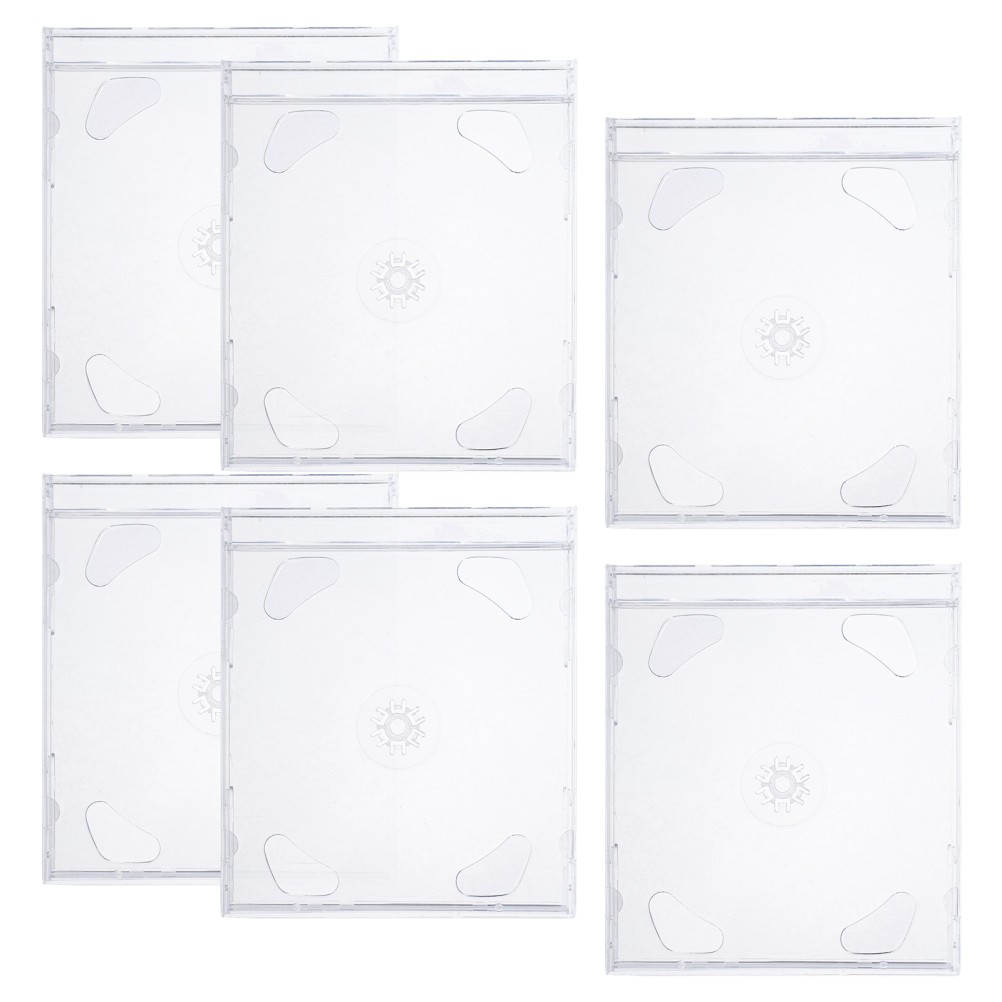 6 Pcs Dvd Organizer Case Disc CD Holder Automotive Storage Cases